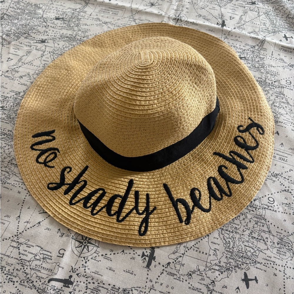C.C Tan Sun Hat with Black Band